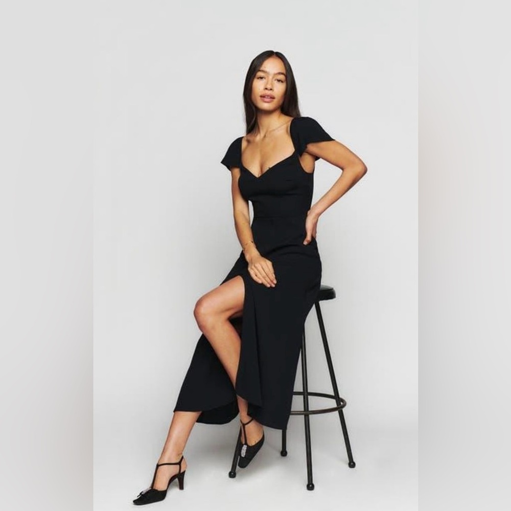 Reformation Black Dress